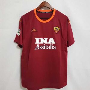 00-01 AS Roma Maillot Domicile