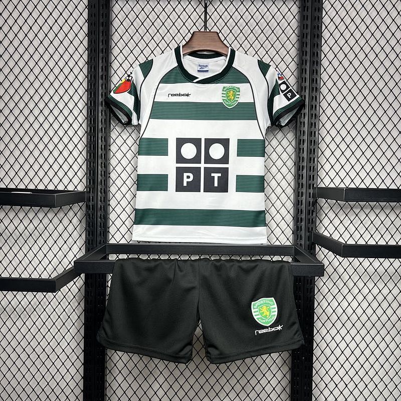 01-03 Sporting CP Maillot Domicile Retro Enfant