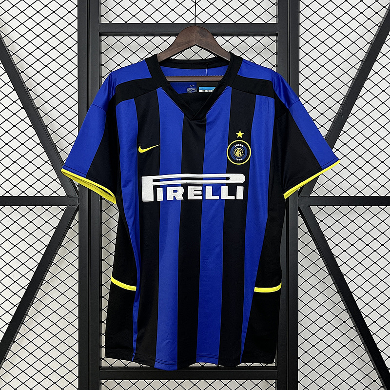 02-03 Inter Milan Maillot Domicile Retro