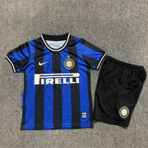 09-10 Inter Milan Maillot Domicile Retro Enfant