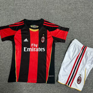 10-11 AC Milan Maillot Domicile Retro Enfant