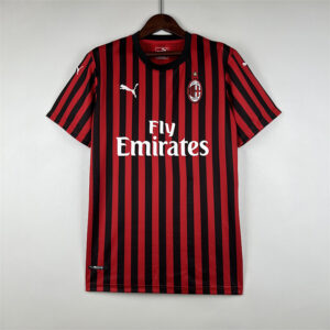 19-20 AC Milan Maillot Domicile Retro