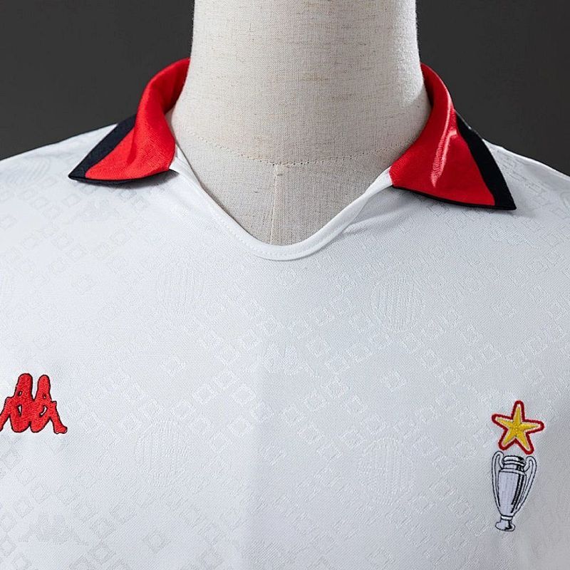 1989-90 AC Milan Maillot Exterieur Retro – Image 4