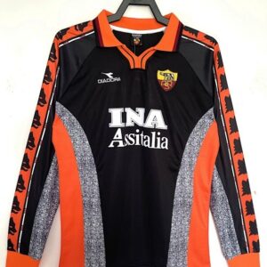 1998-99 AS Roma Maillot Third Retro Manches Longues
