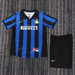 1998-99 Inter Milan Maillot Domicile Retro Enfant