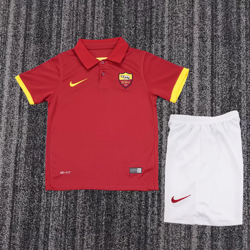 2014-15 AS Roma Maillot Domicile Retro Enfant