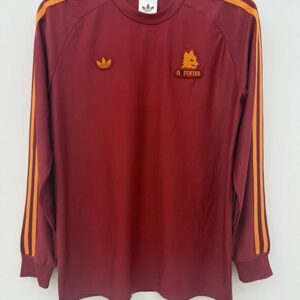 2025-26 AS Roma Maillot Domicile Retro Manches Longues