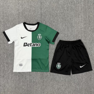 2025-26 Sporting CP Maillot Domicile Enfant