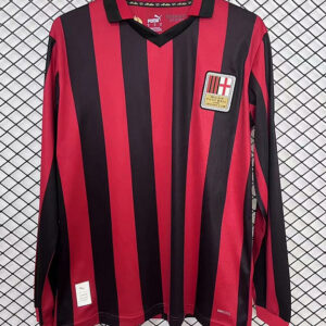 24-25 AC Milan Maillot Domicile Manches Longues