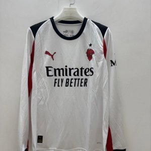 25-26 AC Milan Maillot Exterieur Manches Longues
