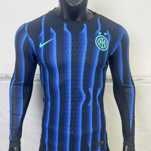 25-26 Inter Milan Maillot Domicile Version Joueur Manches Longues