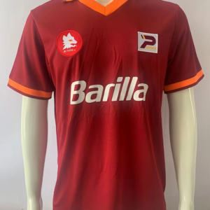 82-83 AS Roma Maillot Domicile Retro