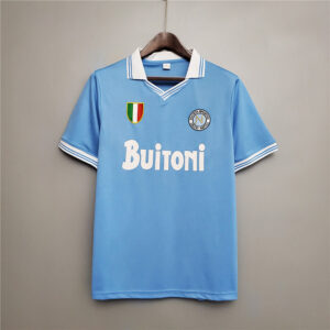 86-87 Napoli Maillot Domicile