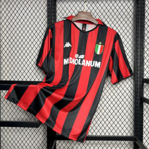 88-89 AC Milan Maillot Domicile