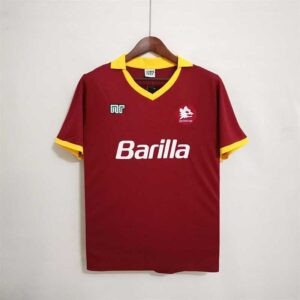 89-90 AS Roma Maillot Domicile
