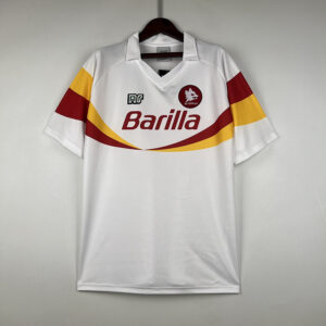 90-91 AS Roma Maillot Exterieur