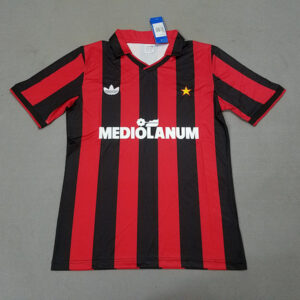 91-92 AC Milan Maillot Domicile