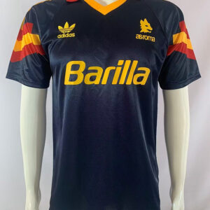 91-92 AS Roma Maillot Third Retro