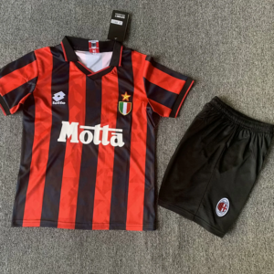 93-94 AC Milan Maillot Domicile Retro Enfant
