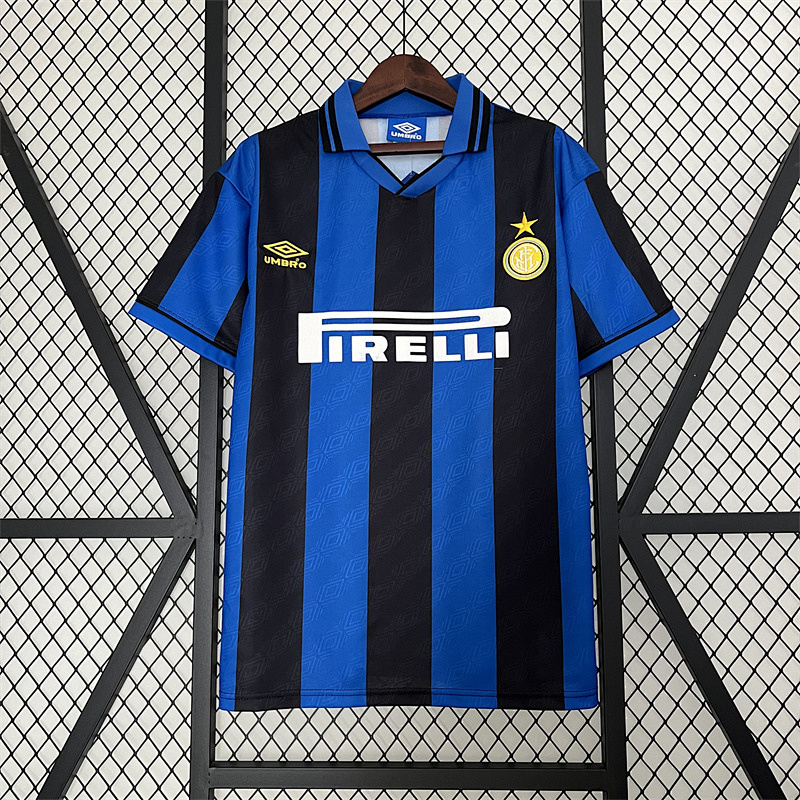 95-96 Inter Milan Maillot Domicile Retro