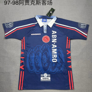 97-98 Ajax Maillot Exterieur Retro
