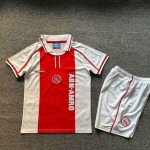 98-99 Ajax Maillot Domicile Retro Enfant