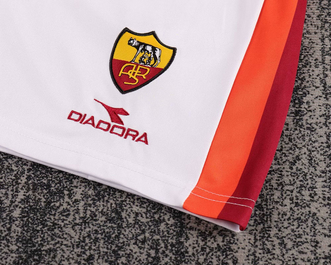 98-99 AS Roma Maillot Domicile Retro Enfant – Image 4