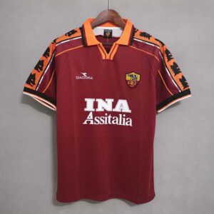 98-99 AS Roma Maillot Domicile