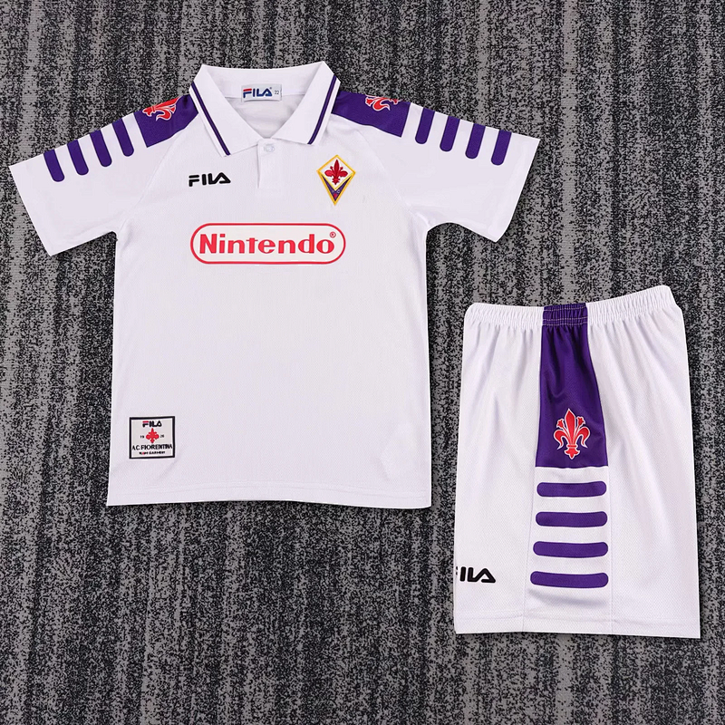 98-99 Fiorentina Maillot Exterieur Retro Enfant