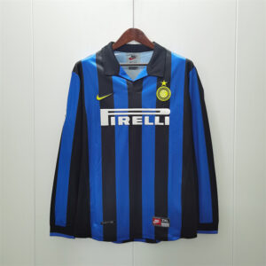 98-99 Inter Milan Maillot Domicile Manches Longues