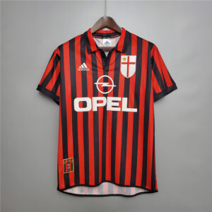 99-00 AC Milan Maillot Domicile