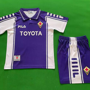99-00 Fiorentina Maillot Domicile Retro Enfant