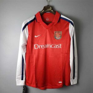 00-01 Arsenal Maillot Domicile Manches Longues