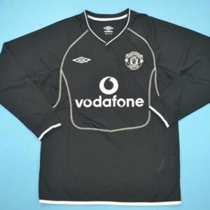 00-02 Manchester United Maillot Exterieur Manches Longues