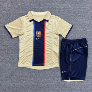 01-02 Barcelona Maillot Exterieur Retro Enfant