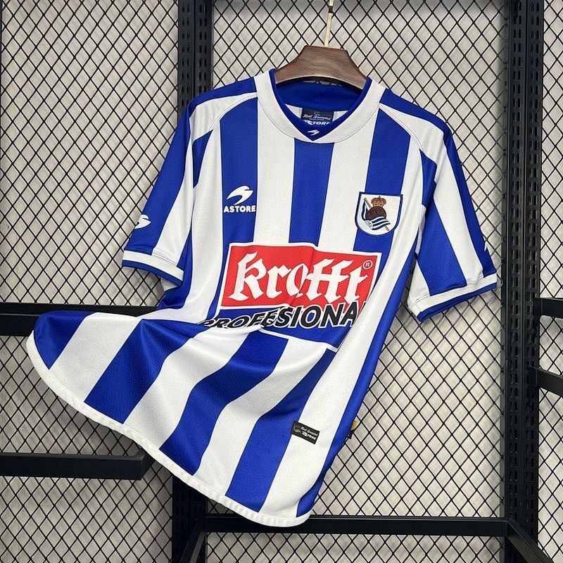02-03 Real Sociedad Maillot Domicile Retro