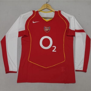 04-05 Arsenal Maillot Domicile Manches Longues