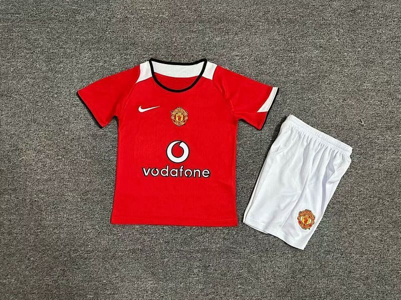 04-06 Manchester United Maillot Domicile Retro Enfant
