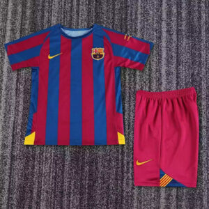 05-06 Barcelona Maillot Domicile Retro Enfant