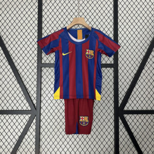05-06 Barcelona Maillot Domicile Retro Enfant