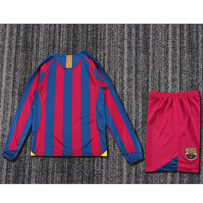 05-06 Barcelona Maillot Domicile Retro Enfant – Image 3