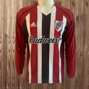 05-06 River Plate Maillot Exterieur Retro Manches Longues