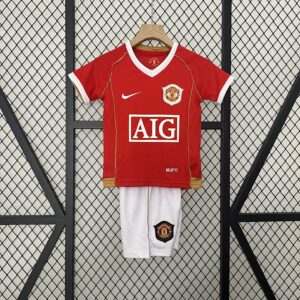 06-07 Manchester United Maillot Domicile Retro Enfant