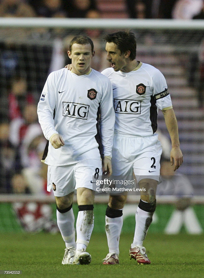 06-07 Manchester United Maillot Exterieur Retro Version Joueur – Image 4