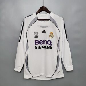 06-07 Real Madrid Maillot Domicile Manches Longues