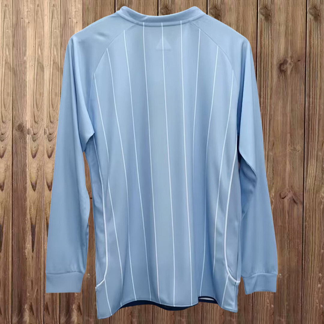 07-08 Manchester City Maillot Domicile Retro Manches Longues – Image 2