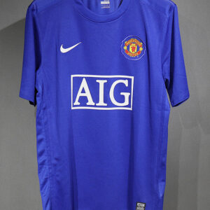07-08 Manchester United Maillot Exterieur Retro Version Joueur