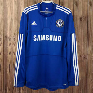 09-10 Chelsea Maillot Domicile Retro Manches Longues