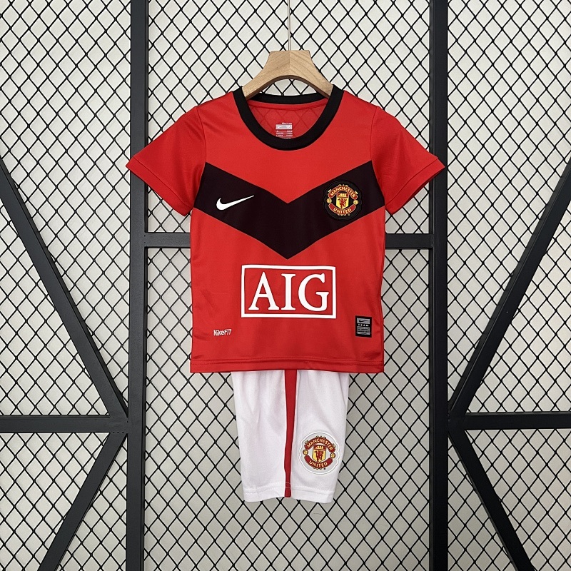 09-10 Manchester United Maillot Domicile Enfant