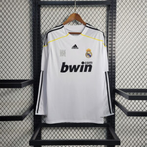 09-10 Real Madrid Maillot Domicile Manches Longues